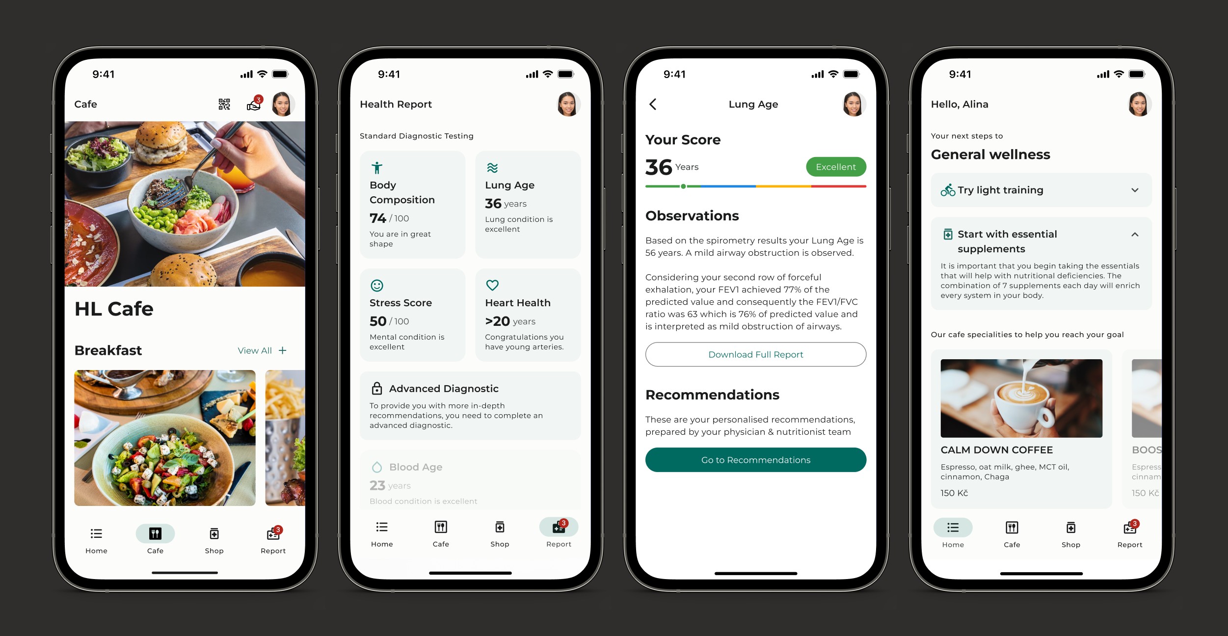 Healthy Longevity Cafe App
